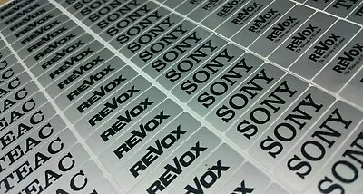 Kaufen Revox,Teac,Sony,Pioneer,Akai Label/Aufkleber Logo • 3.23€