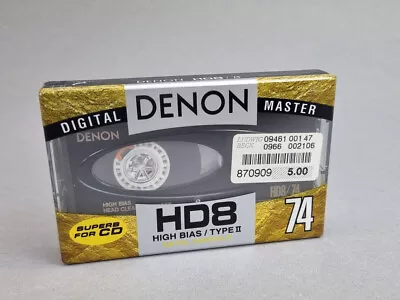 Kaufen DENON HD8 74 Cassette/ Kassette/ Audiocassette - OVP + SEALED + • 20€