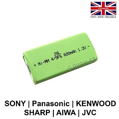 Kaufen Sony Panasonic Aiwa MD/CD Walkman Minidisc Gumstick Akku 4/5F6 - 1,2 V 600mAh • 9.71€