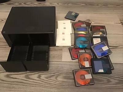 Kaufen Aufbewahrungsbox Regal Mit 24 MD´s Minidisc Minidisk Sony Esprit ES Fuji Etc • 2.50€
