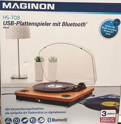 Kaufen Maginon USB PLATTENSPIELER M. Lautsprecher Und Bluetooth HS-T08 • 49.99€