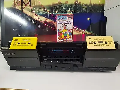 Kaufen Kenwood Tape-deck High-End TAPE A/B Doppel-Kassetten-teil Double Cassette Deck  • 90€