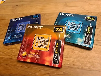 Kaufen 3x Sony MiniDisc MD 74 • 3.01€