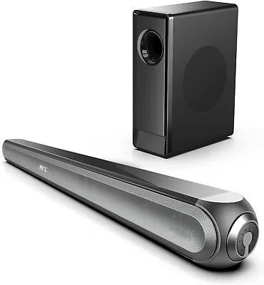 Kaufen YCLZY Dolby Soundbar Für TV Gerät, 2.1 Kanal Soundbar Mit Wireless Subwoofer • 124.99€