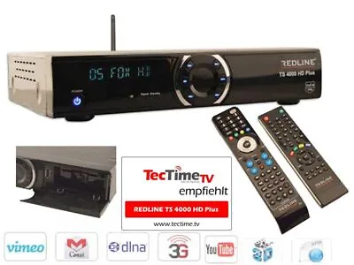 Kaufen Redline TS 4000 HD Plus Sat Receiver,IPTV,WIFI,CA,Full HD • 78.90€