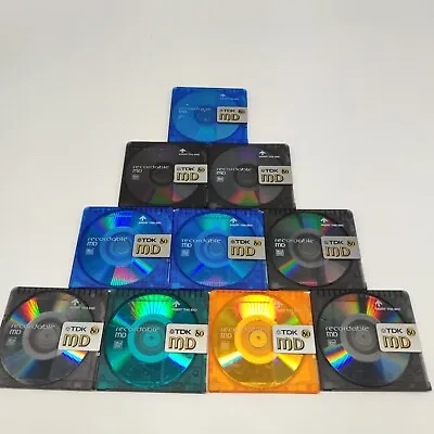 Kaufen 10x MD`s  TDK Recordable Minidisc MD Mini Disc Minidisk - 80 Min. Vom Händler • 41.99€