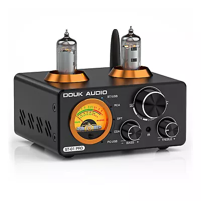 Kaufen Douk Audio ST-01 PRO HiFi Bluetooth 5.0 Röhrenverstärker COAX/OPT Amp USB Player • 119.99€