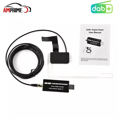 Kaufen Auto DAB DAB Adapter Tuner Audio Box USB Receiver Antenna Für Android Navigation • 29.99€
