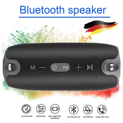 Kaufen Tragbarer Bluetooth Lautsprecher Stereo Subwoofer Musikbox Radio SD USB 40W • 22.68€