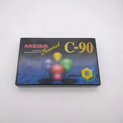 Kaufen MC Mega Sound (Edeka) C-90 Chrome Audio-Leer-Kassette Originalverpackt • 9.99€