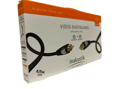 Kaufen Inakustik Star Video Digitalkabel Cinch Kabel Vergoldet Koax 0,75m • 6.99€