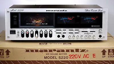 Kaufen Marantz Model 5220 Vintage Cassette Tape Deck In OVP!! Serviced + 1J.Garantie!! • 1,099€
