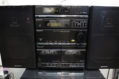 Kaufen Sony Fh-404 Hifi Stereo Cassette Ghettoblaster Boombox Equalizer Radio Japan 1a • 225€