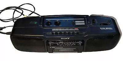 Kaufen SONY CFS-200L Stereo Radio Cassette Tape Recorder Ghettoblaster BOOMBOX Sehr Gut • 79.99€