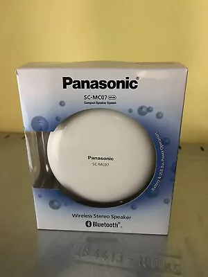 Kaufen Panasonic SC-MC07 Compact Speaker System Wireless Stereo Speaker Bluetooth, NEU • 5€