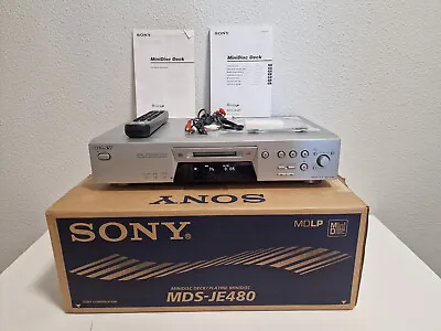 Kaufen Sony MDS-JE480 Mini Disk Record Player In OVP 2 Jahre Garantie Revidiert Händler • 299€