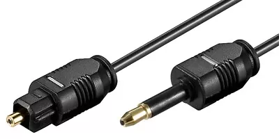 Kaufen Toslink Auf Mini Toslink Kabel, Schwarz, 1-2m • 5.19€