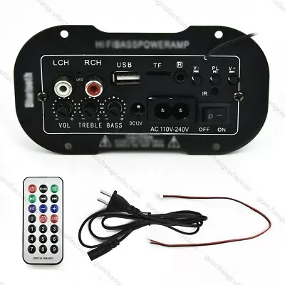 Kaufen Auto Bluetooth HiFi Bass Audio Verstärker Amplifier USB TF MP3 FM 220V/50W Kits. • 18.99€