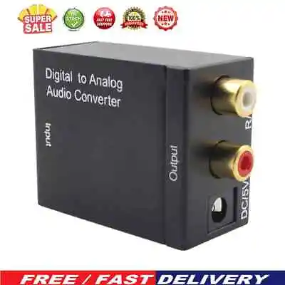Kaufen Analog To Digital Signal Audio Sound Adapter Optical Coax Toslink SPDIF Adapt • 6.41€