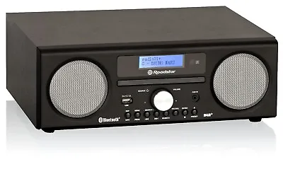 Kaufen Roadstar HRA-9D+BT/BKL Schwarz - CD-Kompaktanlage Und Bluetooth-Speaker (B-Ware) • 89€