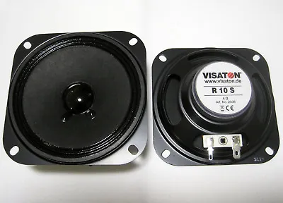 Kaufen 2x VISATON R 10 S 4Ohm 10cm Breitband Lautsprecher Breitbänder 4  #2036 PAAR • 31.49€
