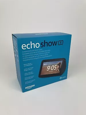 Kaufen Amazon Echo Show 5 | Alexa Sprachassistent Lautsprecher Smarthome Schwarz • 64.99€