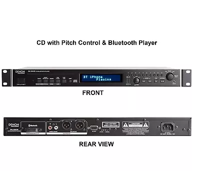 Kaufen Denon DN-500CB Rack Montierbar 1U CD + Tonhöhe/MP3 USB/AUX/Bluetooth Receiver • 239.21€