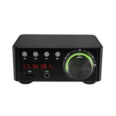 Kaufen HIFI BT5.0 Digitalverstärker Mini Stereo Audio Amp 100W Zweikanal Sound Q3F6 • 30.42€