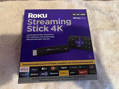 Kaufen Roku Streaming Stick 4K Inkl. Sprachfernbedienung Schwarz 3820EU2 NEU • 41.99€