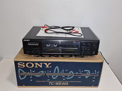 Kaufen Sony TC-WE405  Stereo Doppel Kassettendeck In OVP   2 Jahre Garantie Revidiert • 299€