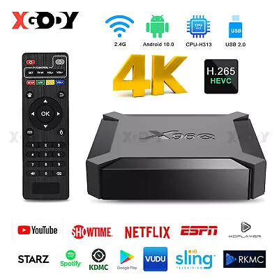 Kaufen 4K Smart TV BOX X96Q 16GB,2GB Android 10.0 Quad Core Media Player Streamer WIFI • 29.95€