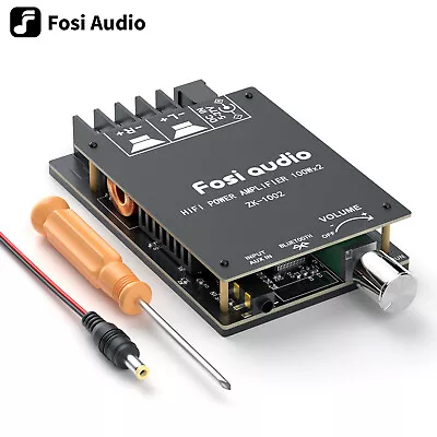 Kaufen Fosi Audio ZK-1002 Bluetooth Verstärkerplatine, Stereo Audio Empfänger, 2 Kanal • 25.99€