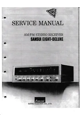 Kaufen Service Manual-Anleitung Für Sansui Eight-Deluxe • 10€