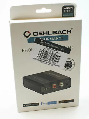 Kaufen Oehlbach Phono PreAmp Pro Phono Vorverstärker Für Plattenspieler MM MC Tonabnehm • 59.95€