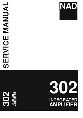 Kaufen Service Manual-Anleitung Für NAD 302  • 10€