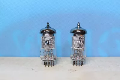 Kaufen 2 Philips EF86 Nos In Original Box Matched Pair Same Etched Code Strong Values • 49€