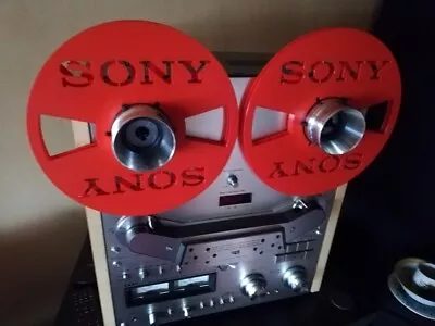 Kaufen 2 Stück 26,5cm NAB Spulen Für Sony TC 755 Etc Bandmaschine Rote Leerspulen  • 49.95€
