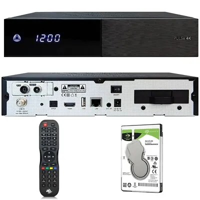 Kaufen AB Pulse 4K UHD Combo Receiver 1x DVB-S2X Sat 1x DVB-C/T2 Kabel + 2TB HDD • 299€