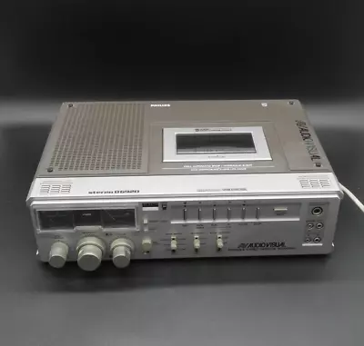 Kaufen Philips D-6920 Portable Stereo Cassette Recorder Vintage Tapedeck Kassetten • 99.99€