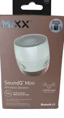 Kaufen Mixx SoundQ Mini Wireless Lautsprecher-Bluetooth 5.1 Super Laut 10 Stunden Spielzeit Neu! • 28.81€