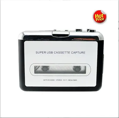 Kaufen USB Cassette Tape To MP3 IPod CD Converter Capture Audio Music Player Stero HIFI • 24.98€