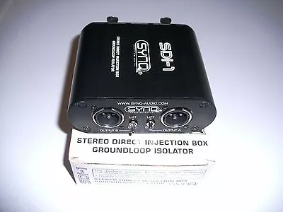 Kaufen SynQ SDI-1 Stereo DI Box Audio Signal Konverter • 57.01€