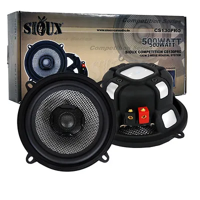 Kaufen 130 Mm Sioux CS 130 PRO  2-Wege Koaxial Lautsprecher - System  • 49€