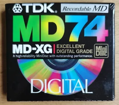 Kaufen TDK MiniDisc MD-XG74 - Digital Audio MiniDisc / NEU • 5.99€