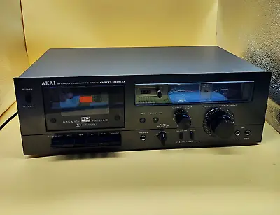 Kaufen AKAI GXC-706D Stereo Cassette Deck Tapedeck Vintage Gut DEFEKT ! Riemen DEFEKT • 195.99€