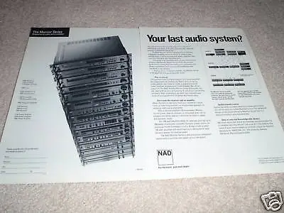 Kaufen NAD Ad, 1989,5300, 5100,5170 CD, 2100,24, 26 Amp, 7100,7400, 2 Seiten, Rahmen • 8.77€