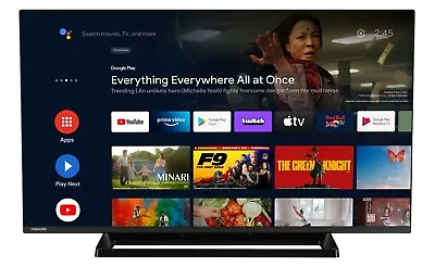 Kaufen Toshiba Android TV 40 Zoll LED Fernseher Full HD Smart TV Triple-Tuner Netflix • 279.99€