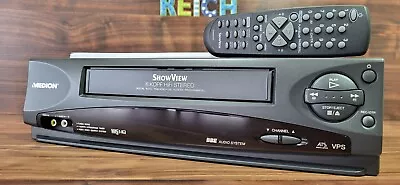 Kaufen MEDION MD 9023 VHS 6 HD Kopf HiFi Stereo Videorecorder 12 Monate Garantie #36 • 104.98€