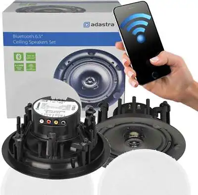 Kaufen 40w Home Streaming Bluetooth Deckenlautsprecher Set 6,5 Zoll Paar Adastra Bcs65s • 114.76€
