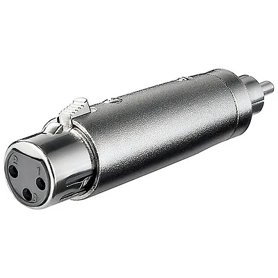 Kaufen Audio-Video Adapter Verbinder XLR Kupplung Buchse 3-polig > Cinch Stecker 4962 • 2.39€